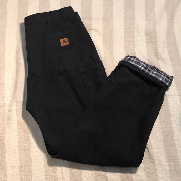 carhartt flannel lined pants